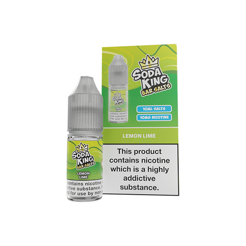 Soda King Bar SALTS 10mg Nic Salts 10ml - (50VG/50PG) - THWC Ltd