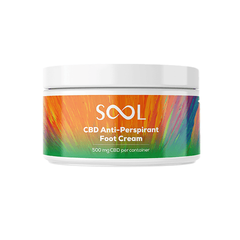 SOOL 500mg CBD Antiperspirant Foot Cream 100ml - THWC Ltd