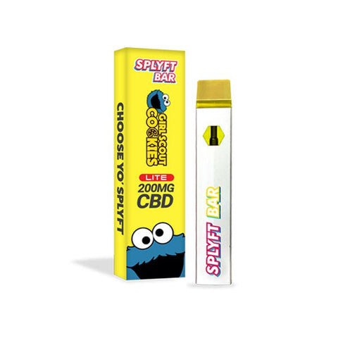 SPLYFT BAR LITE 200mg Full Spectrum CBD Disposable Vape - 12 flavours - THWC Ltd