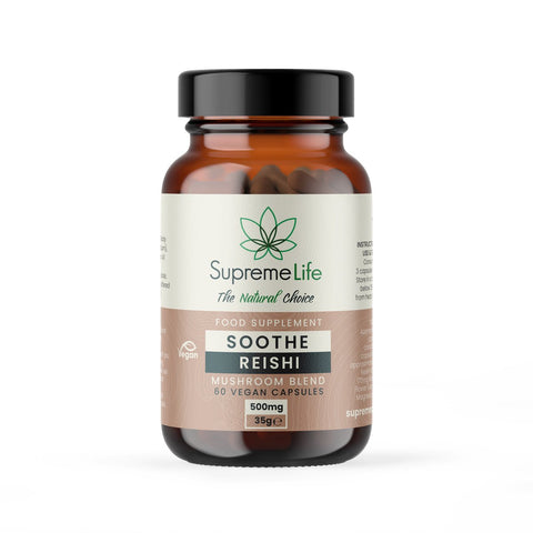 Supreme CBD Reishi Vegan Capsules - Soothe - THWC Ltd