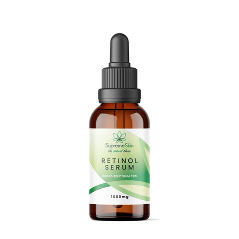Supreme CBD Retinol Serum - 30ml - 1000mg CBD - THWC Ltd