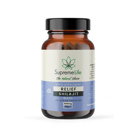 Supreme CBD Shilajit Vegan Capsules - Relief - THWC Ltd