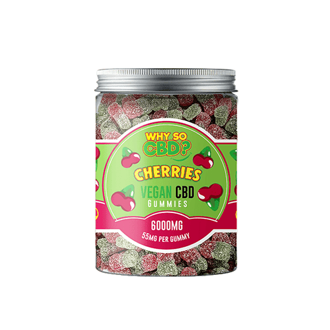 Why So CBD? 6000mg CBD Large Vegan Gummies - 11 Flavours - THWC Ltd