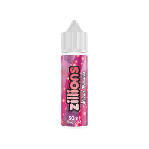 Zillions 50ml Shortfill 0mg (70VG/30PG) - THWC Ltd