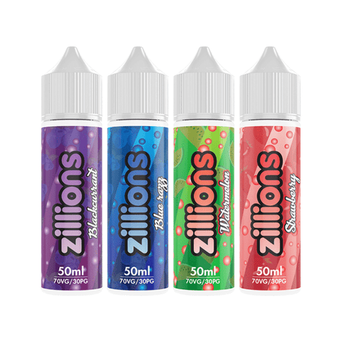 Zillions 50ml Shortfill 0mg (70VG/30PG) - THWC Ltd