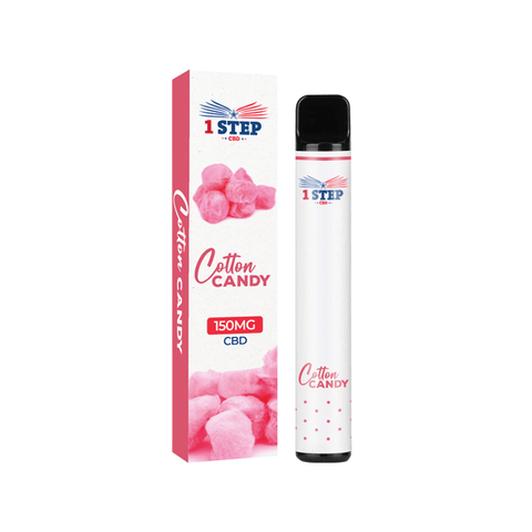 1 Step 150mg CBD Disposable Vape Device - THWC Ltd