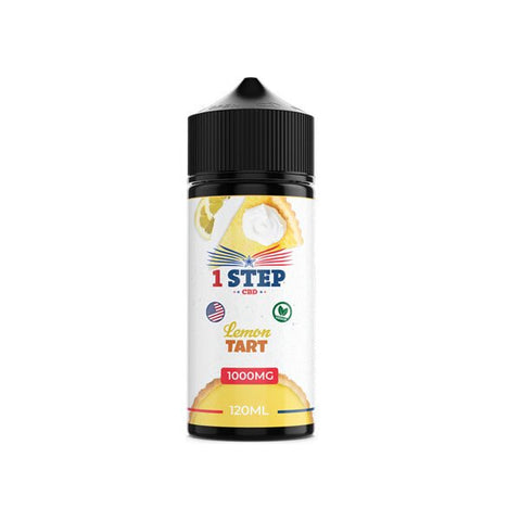 1 Step CBD 1000mg CBD E-liquid 120ml - The Hemp Wellness Centre