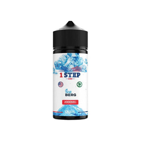 1 Step CBD 2000mg CBD E-liquid 120ml - The Hemp Wellness Centre