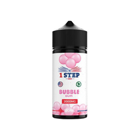 1 Step CBD 2000mg CBD E-liquid 120ml - The Hemp Wellness Centre