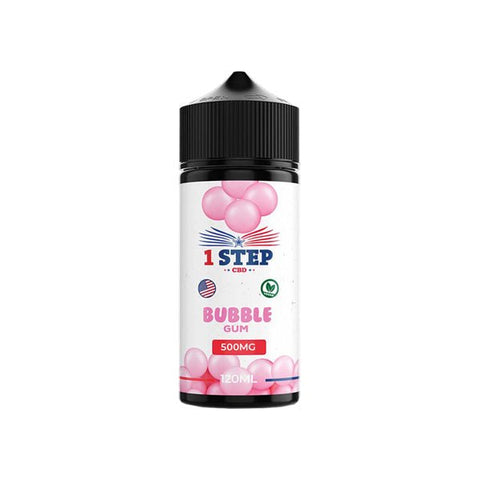 1 Step CBD 500mg CBD E-liquid 120ml - The Hemp Wellness Centre