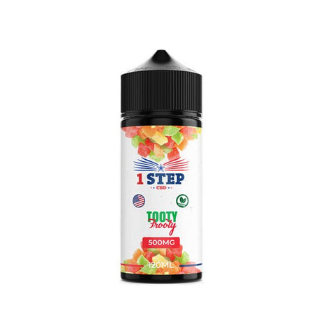 1 Step CBD 500mg CBD E-liquid 120ml - The Hemp Wellness Centre