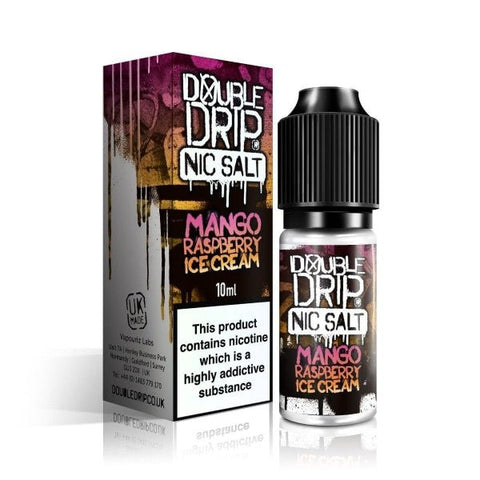 10MG Double Drip 10ML Flavoured Nic Salts E Liquid - THWC Ltd