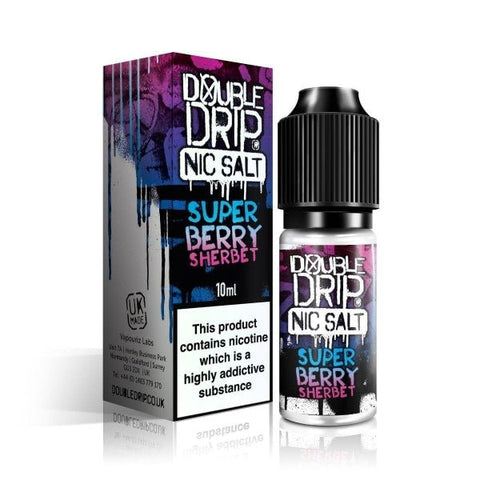 10MG Double Drip 10ML Flavoured Nic Salts E Liquid - THWC Ltd