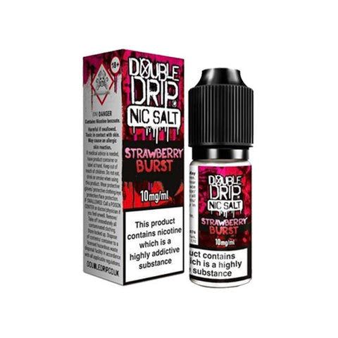 10MG Double Drip 10ML Flavoured Nic Salts E Liquid - THWC Ltd