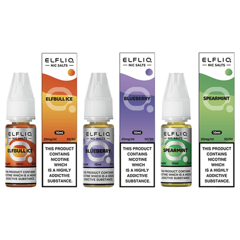 10mg ELFLIQ By Elf Bar 10ml Nic Salt (50VG/50PG) - The Hemp Wellness Centre