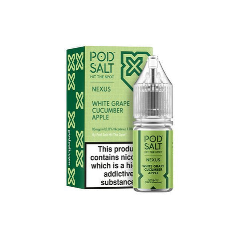 10mg Pod Salt Nexus 10ml Nic Salt (50VG/50PG) - The Hemp Wellness Centre