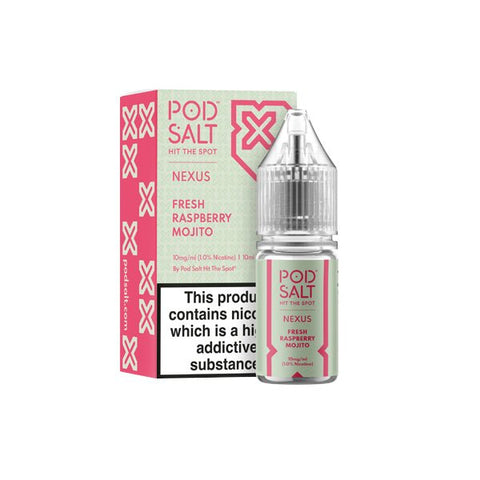10mg Pod Salt Nexus 10ml Nic Salt (50VG/50PG) - The Hemp Wellness Centre
