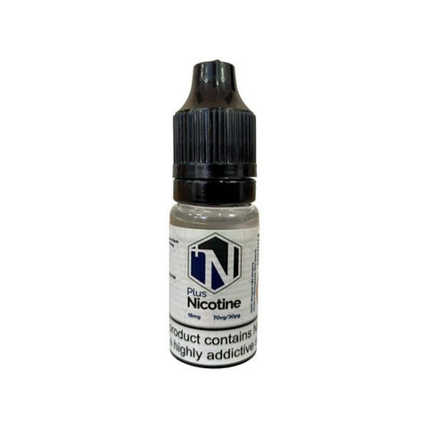 18mg Plus Nicotine Flavourless Nicotine Shot 10ml (70VG) - THWC Ltd