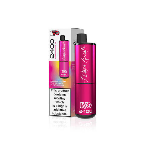 20mg IVG 2400 Disposable Vapes 2400 Puffs - THWC Ltd