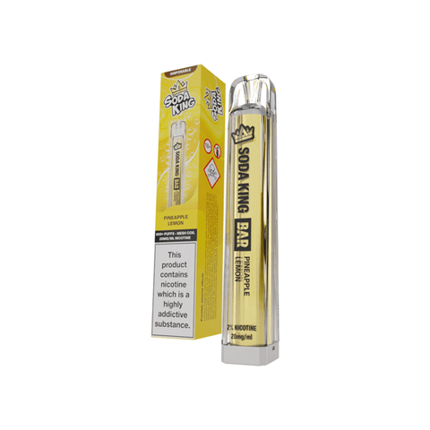 20mg Soda King Bar Disposable Vape Device 600 Puffs - The Hemp Wellness Centre