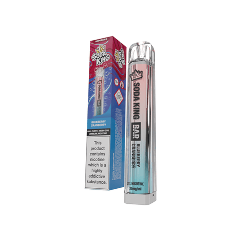 20mg Soda King Bar Disposable Vape Device 600 Puffs - The Hemp Wellness Centre