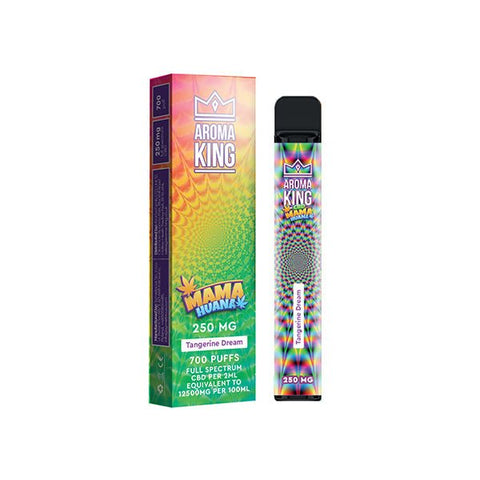 Aroma King Mama Huana 250mg CBD Disposable Vape Device 700 Puffs - The Hemp Wellness Centre