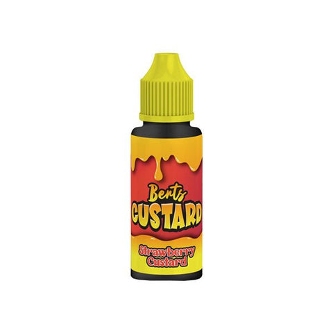 Berts Custard 120ml Shortfill 0mg (70VG/30PG) - The Hemp Wellness Centre