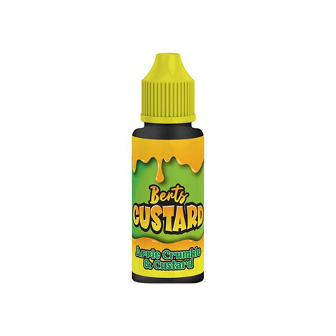 Berts Custard 120ml Shortfill 0mg (70VG/30PG) - The Hemp Wellness Centre