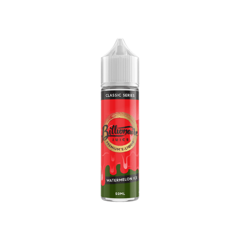 Billionaire Juice Classic Series 50ml Shortfill 0mg (70VG/30PG) - The Hemp Wellness Centre