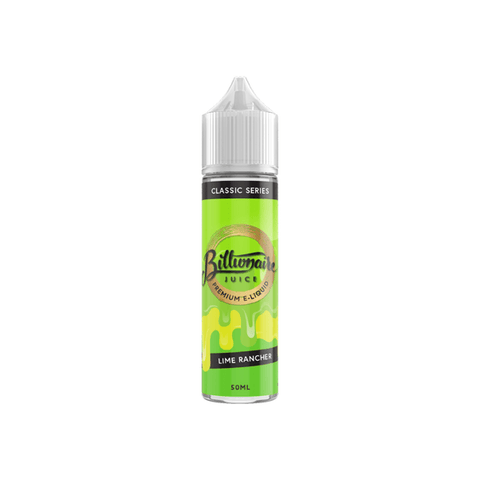 Billionaire Juice Classic Series 50ml Shortfill 0mg (70VG/30PG) - The Hemp Wellness Centre