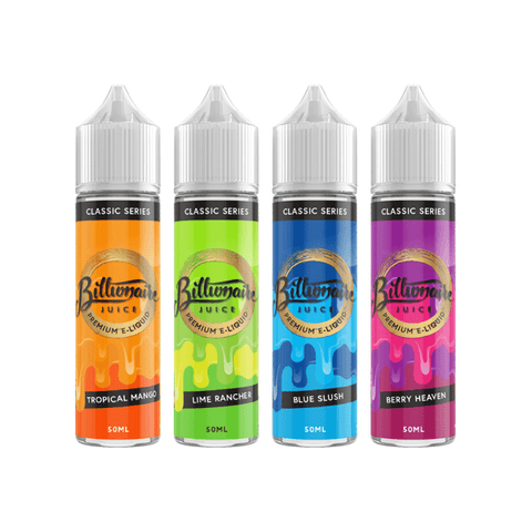 Billionaire Juice Classic Series 50ml Shortfill 0mg (70VG/30PG) - The Hemp Wellness Centre