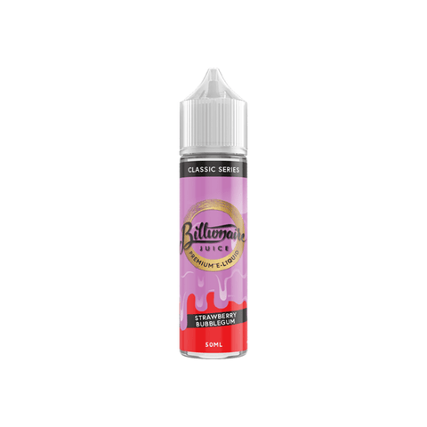 Billionaire Juice Classic Series 50ml Shortfill 0mg (70VG/30PG) - The Hemp Wellness Centre