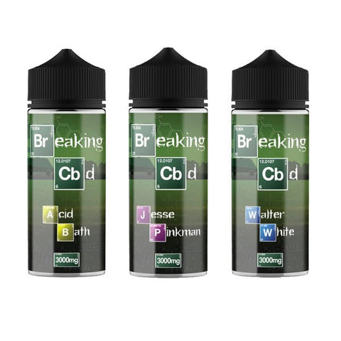 Breaking CBD 3000mg CBD E-Liquid 120ml (50VG/50PG) - The Hemp Wellness Centre