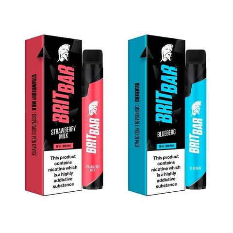 Brit Bar 20mg Disposable Vape Pen - The Hemp Wellness Centre