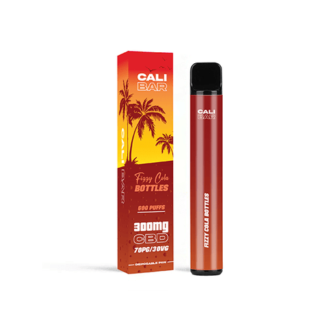 CALI BAR 300mg CBD Disposable Vape Device 600 Puffs - THWC Ltd