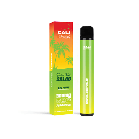 CALI BAR 300mg CBD Disposable Vape Device 600 Puffs - THWC Ltd