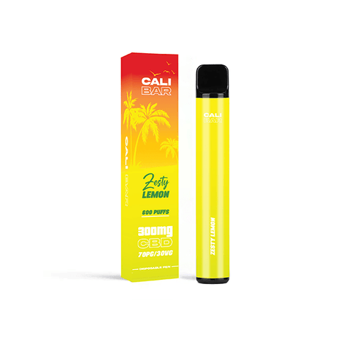 CALI BAR 300mg CBD Disposable Vape Device 600 Puffs - THWC Ltd