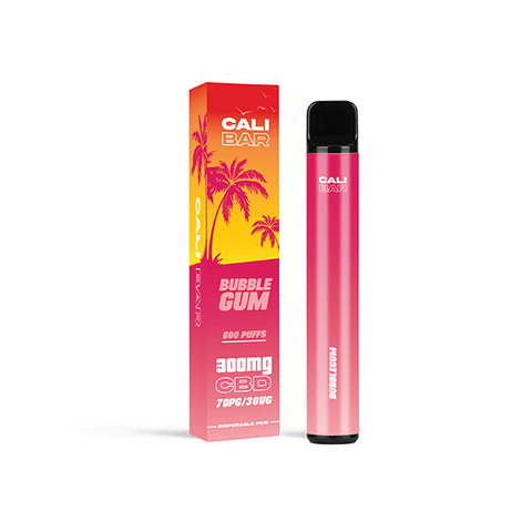 CALI BAR 300mg CBD Disposable Vape Device 600 Puffs - THWC Ltd