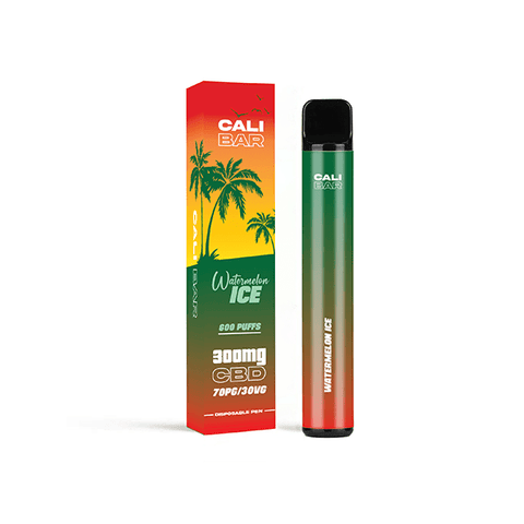 CALI BAR 300mg CBD Disposable Vape Device 600 Puffs - THWC Ltd