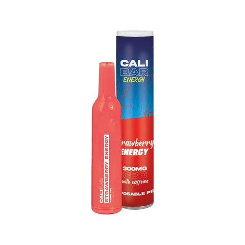 CALI BAR ENERGY with Caffeine Full Spectrum 300mg CBD Vape Disposable - The Hemp Wellness Centre