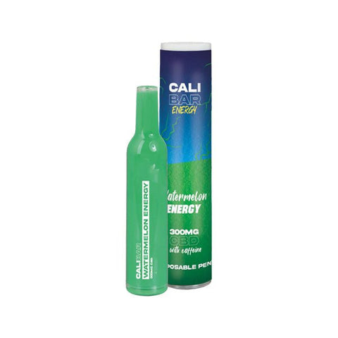 CALI BAR ENERGY with Caffeine Full Spectrum 300mg CBD Vape Disposable - The Hemp Wellness Centre