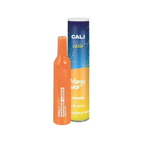 CALI BAR ENERGY with Caffeine Full Spectrum 300mg CBD Vape Disposable - The Hemp Wellness Centre