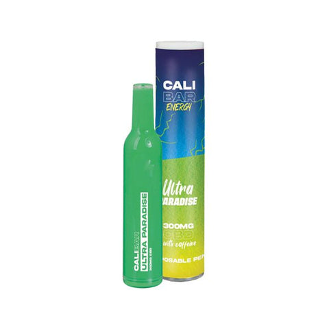 CALI BAR ENERGY with Caffeine Full Spectrum 300mg CBD Vape Disposable - The Hemp Wellness Centre