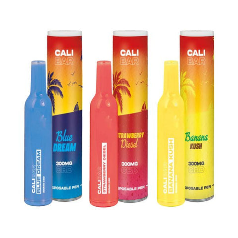 CALI BAR Original 300mg Full Spectrum CBD Vape Disposable - Terpene Flavoured - The Hemp Wellness Centre