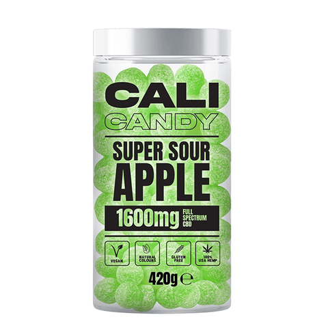 CALI CANDY 1600mg Full Spectrum CBD Vegan Sweets (Large) - 10 Flavours - THWC Ltd