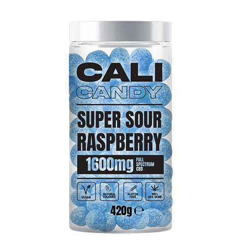 CALI CANDY 1600mg Full Spectrum CBD Vegan Sweets (Large) - 10 Flavours - THWC Ltd