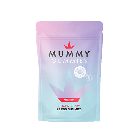 Canax 625mg CBD Mummy Gummies - Strawberry - THWC Ltd