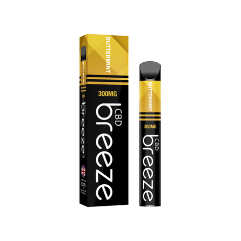 CBD Breeze Bar 300mg CBD Disposable Vape Device 600 Puffs - The Hemp Wellness Centre