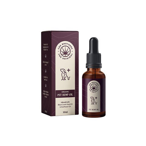 CBD Brothers Organic Pet Hemp Oil - 30ml - The Hemp Wellness Centre
