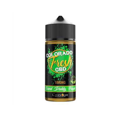 Colorado Fresh 1000mg CBD Vaping Liquid 100ml (50PG/50VG) - The Hemp Wellness Centre